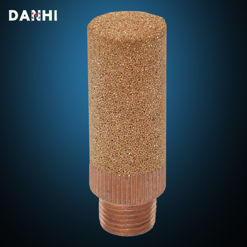danhi圆柱铜消声器丹海消音器
