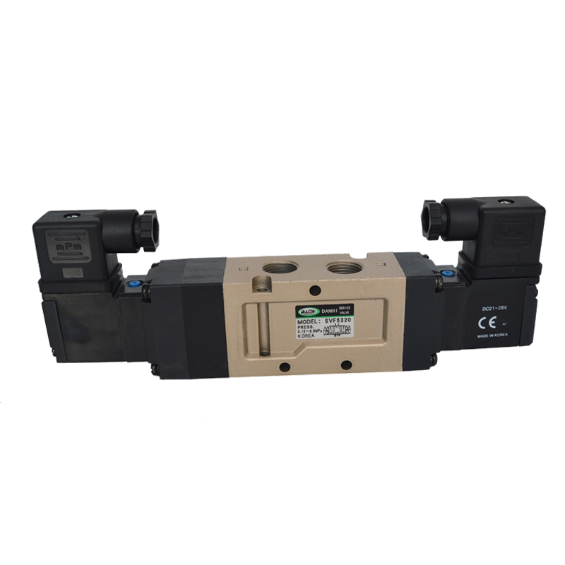 DANHI丹海3位5通韩国型中位封闭电磁换向阀SVF5320三和气动阀SMC
