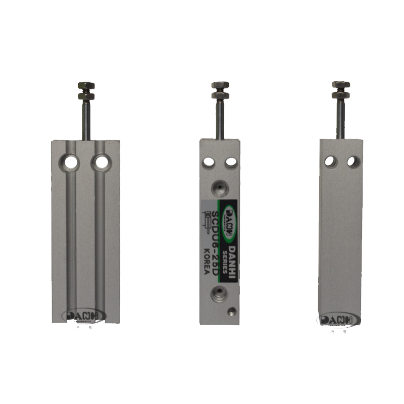 DANHI丹海韩国长方型SCDU6-25D薄型多向面位置自由安装小型气缸
