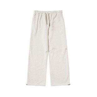 街头运动休闲裤 365G美式 QW30 25秋冬潮牌新品 直筒抓绒卫裤