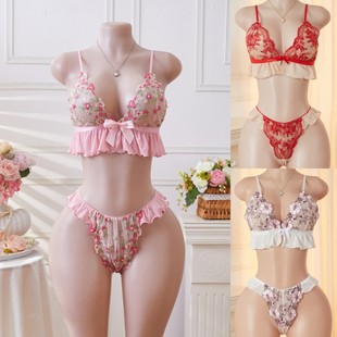 Pink Thong Set - New Arrival Sexy Cute Teenage Style Lingeri