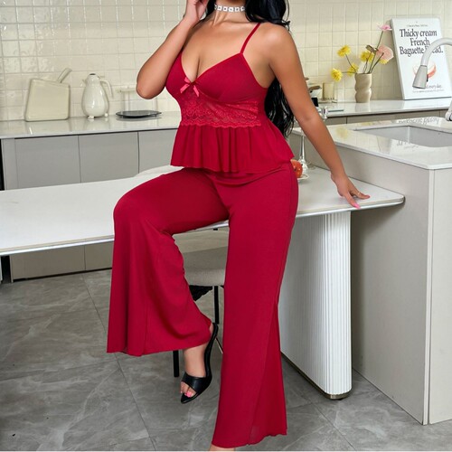 New women's solid color fashion set, casual, comfortable, el