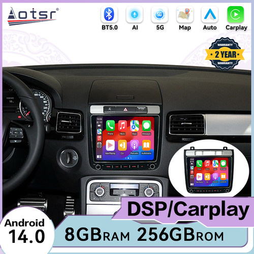 适用11-17款大众途锐智能安卓大屏车载导航CarPlay360全景一体机