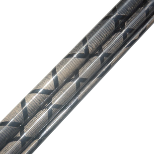 波腾4.2米3节硬调远投竿胚交叉碳素素材锚杆船竿雷强鱼竿DIY配件