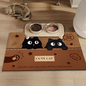 宠物猫咪餐垫猫碗垫防滑防溢出猫狗狗吃饭垫子硅藻泥免洗可擦防水