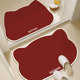 红色卫生间地垫硅藻泥防滑吸水软垫洗手间脚垫子浴室门口厕所地毯