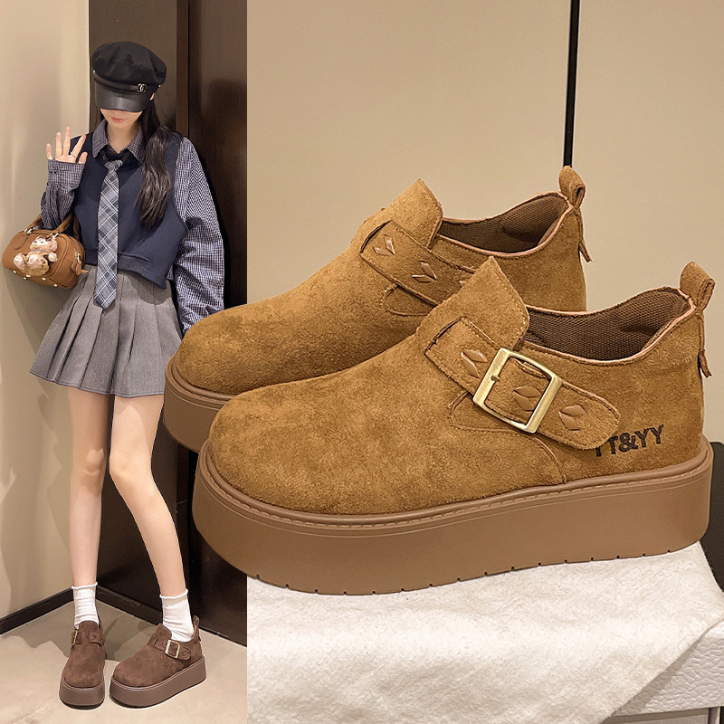 全包勃肯鞋女鞋2026新款春秋博肯单鞋平底一脚蹬2025秋冬加绒鞋子,女鞋,深口单鞋,淘宝优惠券,粉丝福利购,淘宝优惠卷