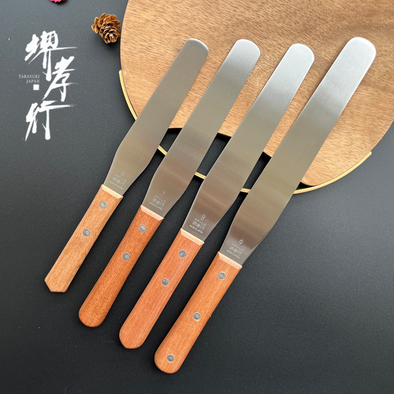 日本进口不锈钢蛋糕抹刀