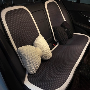 靠背车用腰枕坐垫四季 汽车腰靠靠背腰垫女神款 护腰靠垫驾驶座夏季