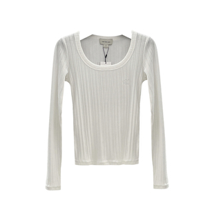 CK Jeans国内正品代购2024秋季新款女士时尚长袖T恤J224578