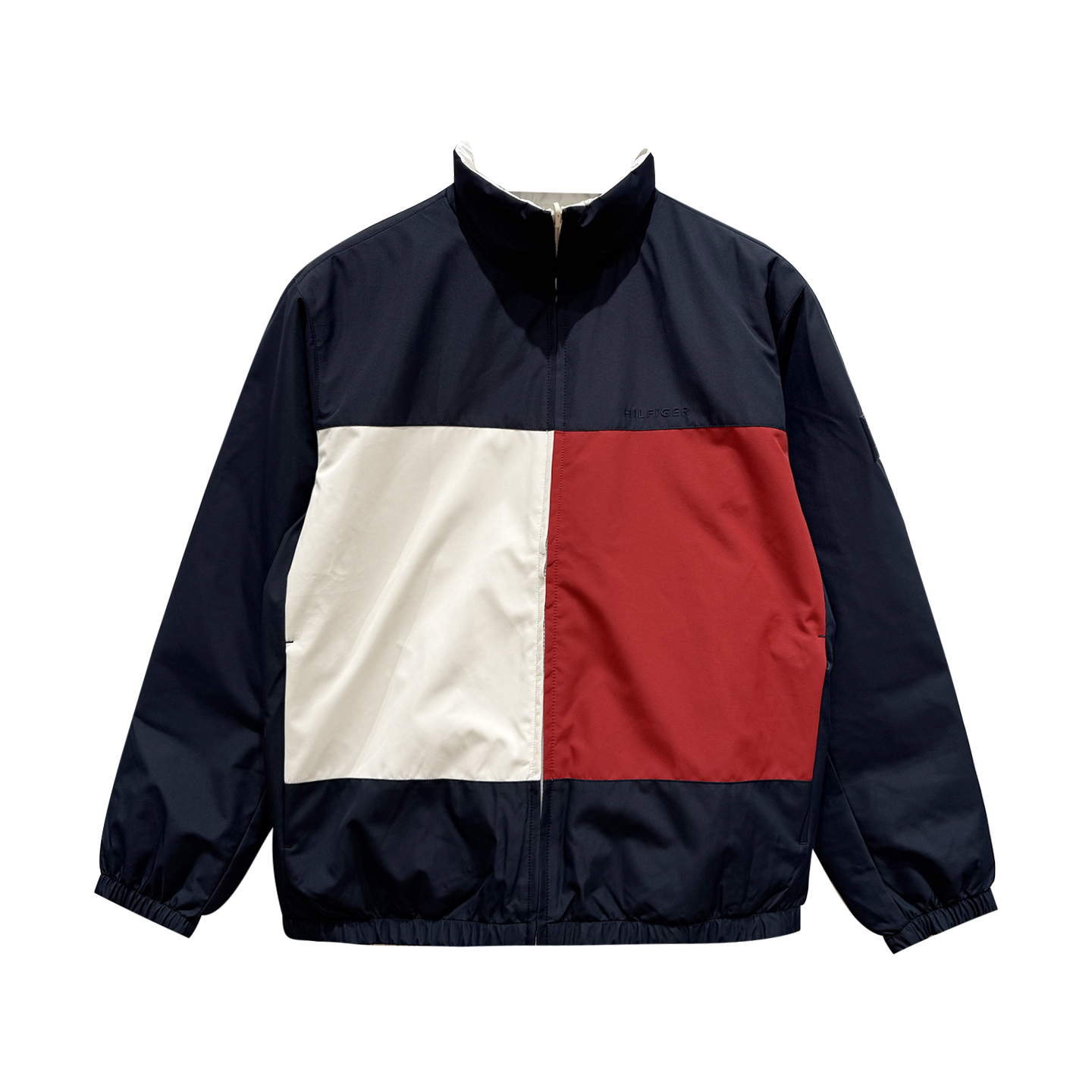 Tommy25新款秋冬男双面穿立领轻薄90鹅绒羽绒服MW0MW42959