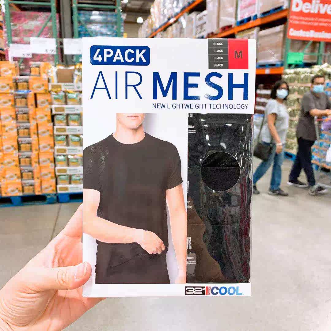美国直邮32度男士空气网格透气速干柔弹凉爽舒适圆领T恤4件装AA|ruв категории Мужская одежда, футболка - от Buy2taobao.com для оказания профессиональной услуги покупки агента Taobao