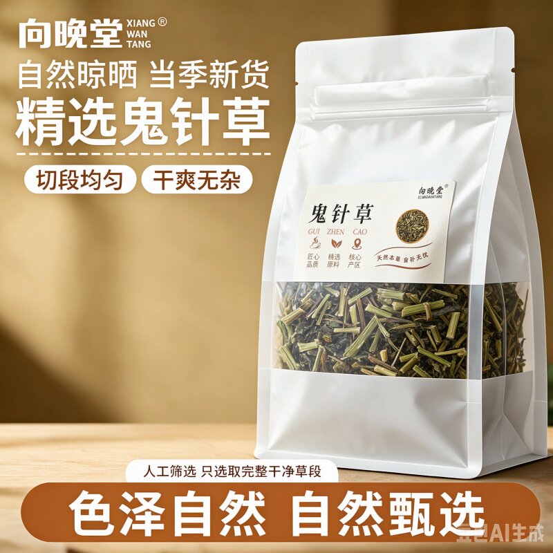 正宗鬼针草采摘晒干切段质地酥脆干货纯天然无硫鬼针草中药材无杂