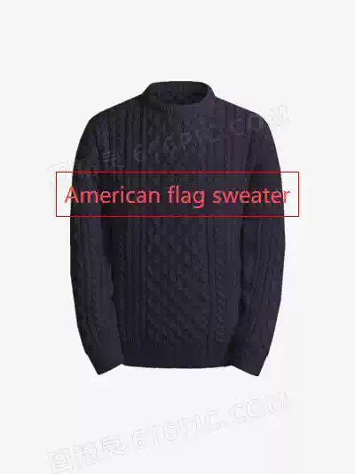 New Version Iconic Flag Sweater New National Flag Style Sweater (C&K)