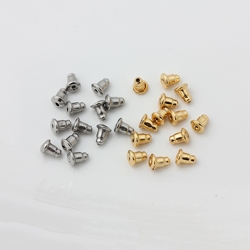 不掉色316钛钢子弹耳堵18K金