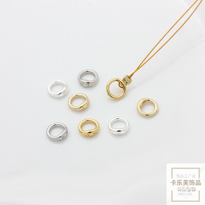 14K包金白金镀纯银藏线圈保色