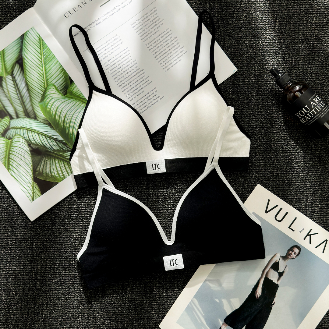 莫代尔抗菌棉杯三角杯内衣女