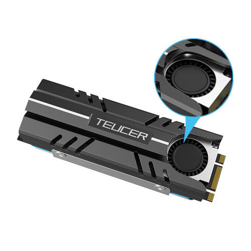 m.2固态带风扇散热器nvme马甲