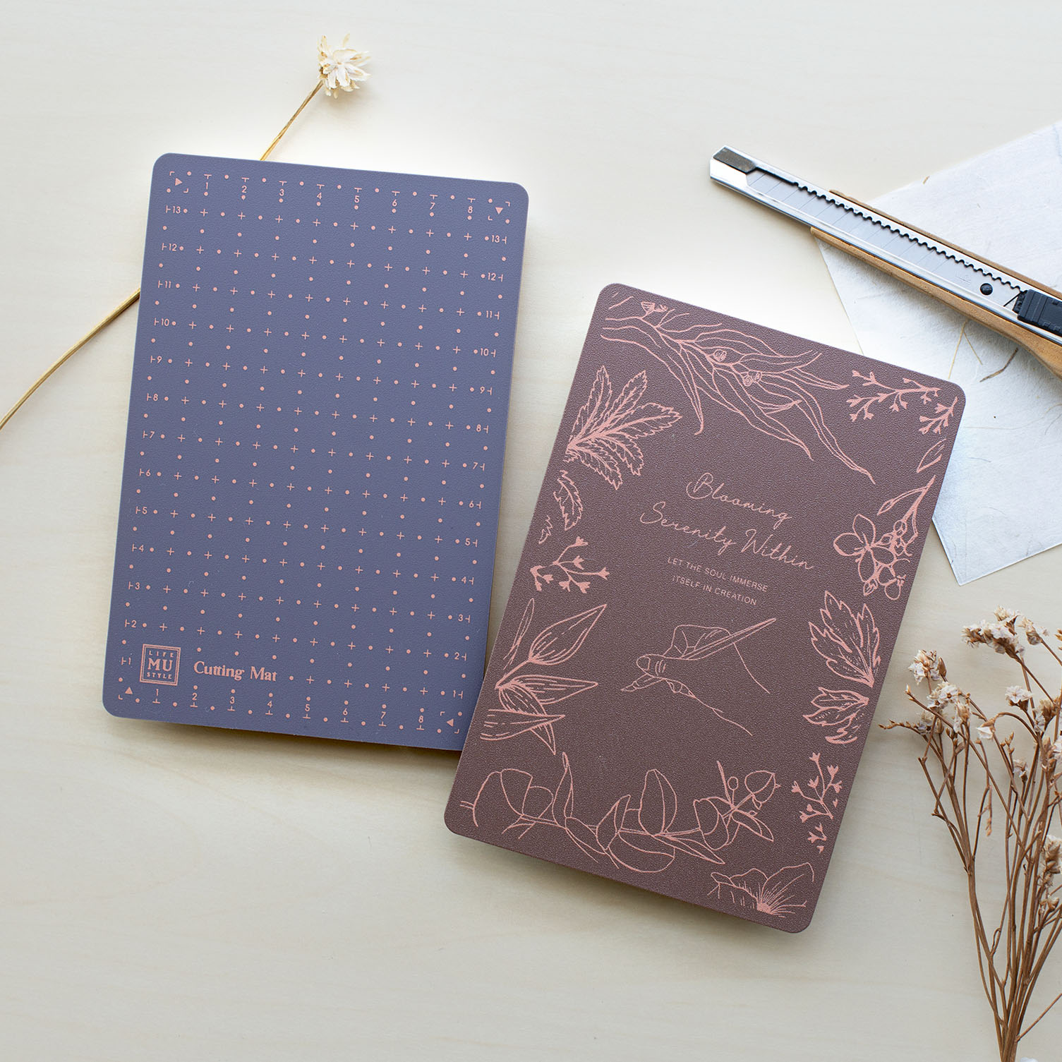 台湾MU双面切割垫A6手帐垫板