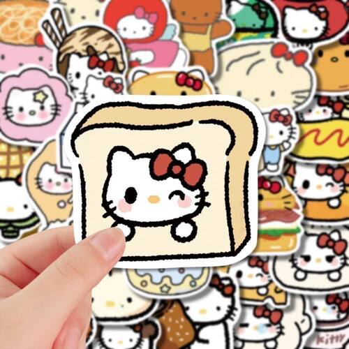 kitty凯蒂猫可爱卡通贴纸手账DIY