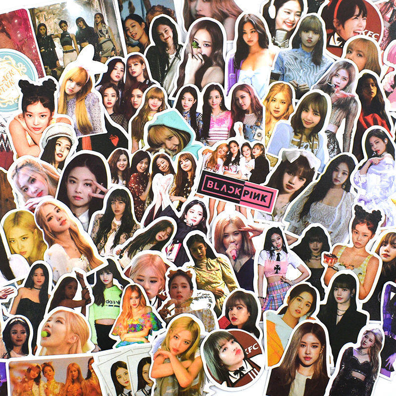 BLACK PINK粉墨手帐贴纸Lisa Rose Jennie Jisoo明星周边手机贴画高性价比高么？