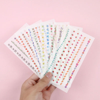 可爱分割线贴纸少女手账笔记DIY