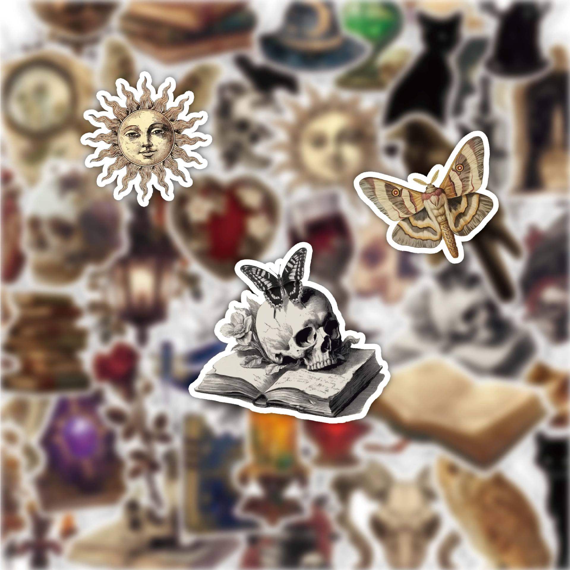 124张神秘园贴纸怀旧欧式复古手帐日记行李箱电脑相册DIY装饰贴画,文具电教/文化用品/商务用品,贴纸/立体贴纸,淘宝优惠券,粉丝福利购,淘宝优惠卷