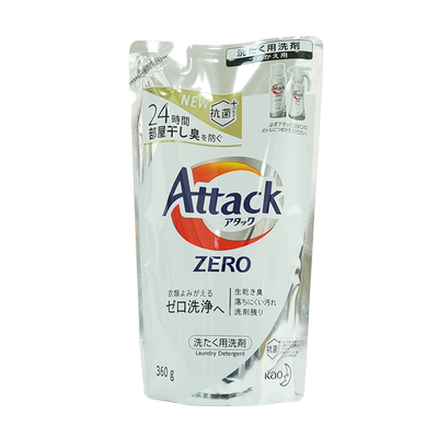 日本进口花王zero衣物360g洗衣液