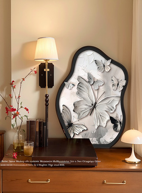 厂家现货中古风桌面摆画客厅电视柜小摆件复古艺术餐桌摆台装饰画