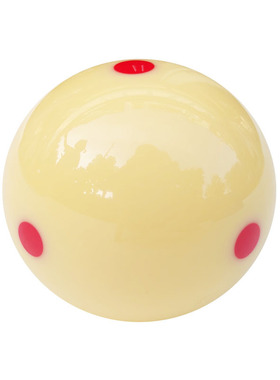 新康8A台球水晶球黑八母球红点训练习教练球白球头5.72cm台球用品