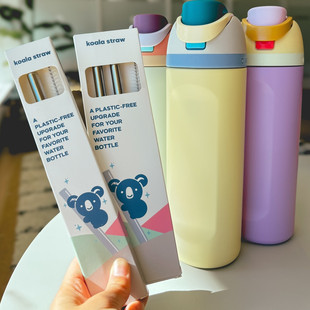 Koala straw set / Owala Freesip insulated cup accessories