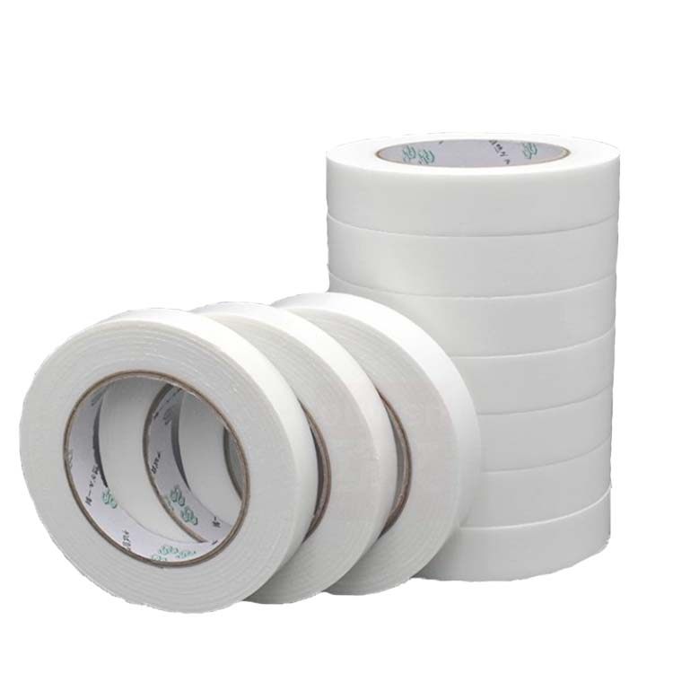 白色泡棉海绵双面胶 加厚泡沫广告胶带学习办公固定粘贴双面胶带