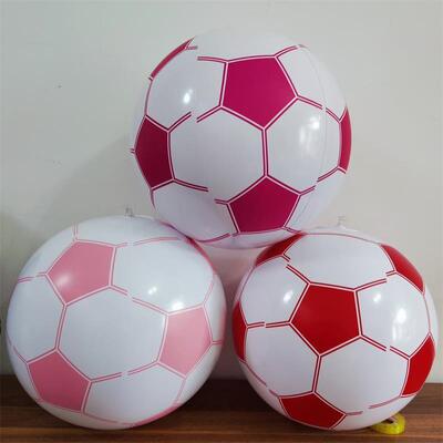 热销40充气足球沙滩球16寸多色