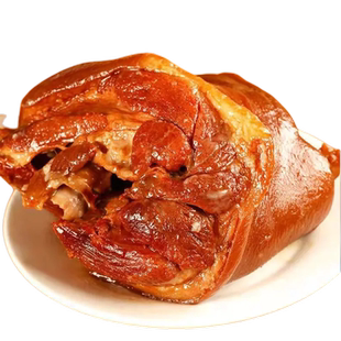 H脱骨猪肘子蹄猪蹄肉食熟食即食真空五香麻辣红烧卤味太康肘子