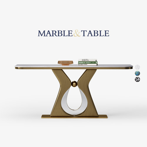 轻奢玄关桌简约现代客厅入户条案