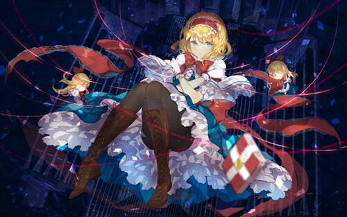 东方Project/红魔城 爱丽丝COS COSPLAY服装全套