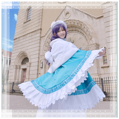 LOVELIVE圣诞未觉醒 唱诗班 绘希凛海姬cos服送帽子翅膀