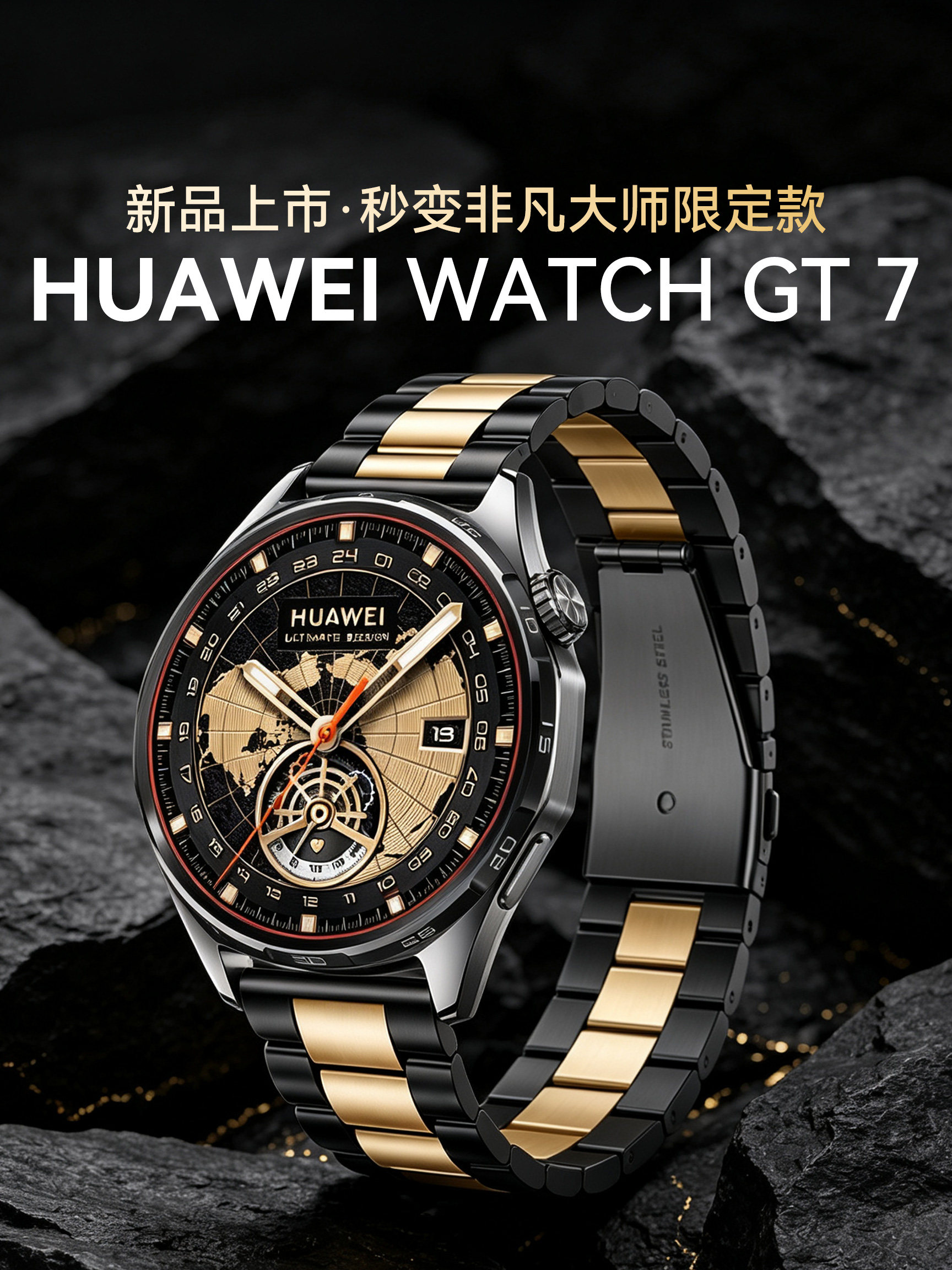【三珠金属限定款】华为手表WATCH GT7智能手表多维情绪健康蓝牙通话新款gt7运动手表送男友送礼官方旗舰正品
