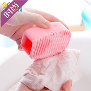 Máy cắt lông xù công nghiệp Washboard nhỏ mini handboard wash wash wash candy candy thick thick silicone washboard - Hệ thống giá giặt máy cắt lông xù quần áo công nghiệp