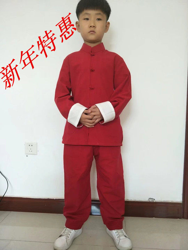 男童中国风套装中国风新款儿童唐装春秋男宝宝中式唐装外套演出服