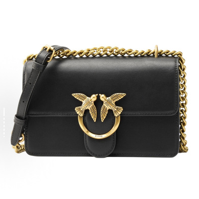 品高PINKO牛皮方包仿古链条包