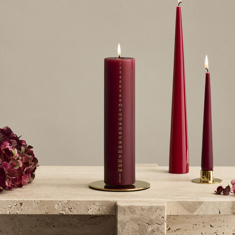 EsterErik日历刻度蜡烛丹麦进口