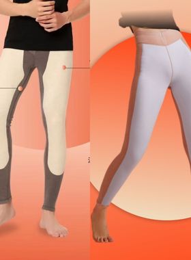 驰色秋冬男女士羊皮绒保暖棉裤8245加厚高腰大护膝椰油羊毛裤8645