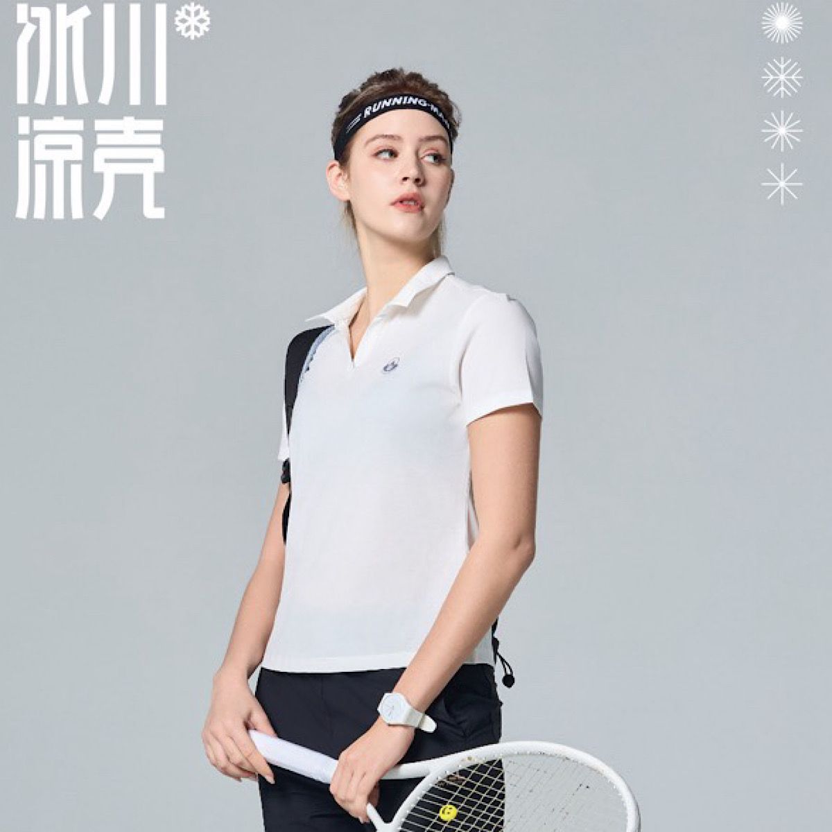 冰川时代女短袖夏半袖T恤POLO衫