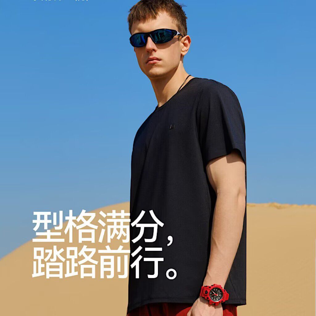 轻系男半袖T恤2026夏季圆