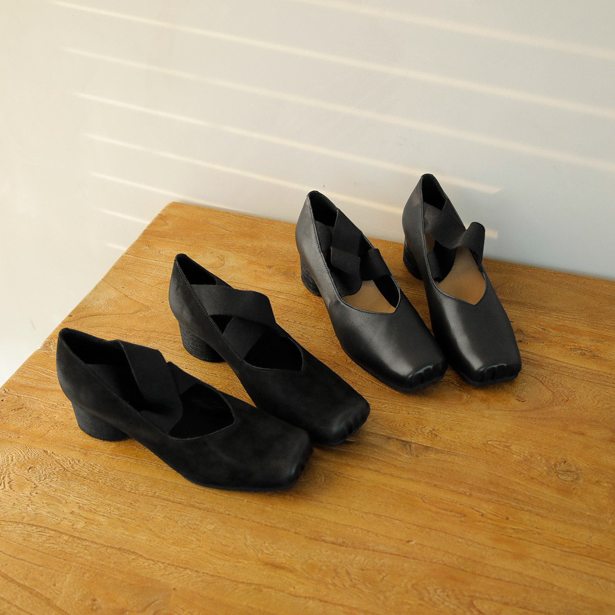 盛先生｜升级！暗黑做旧复古芭蕾舞鞋女猪鼻子中跟芭蕾鞋交叉带W4,女鞋,时尚芭蕾鞋,淘宝优惠券,粉丝福利购,淘宝优惠卷