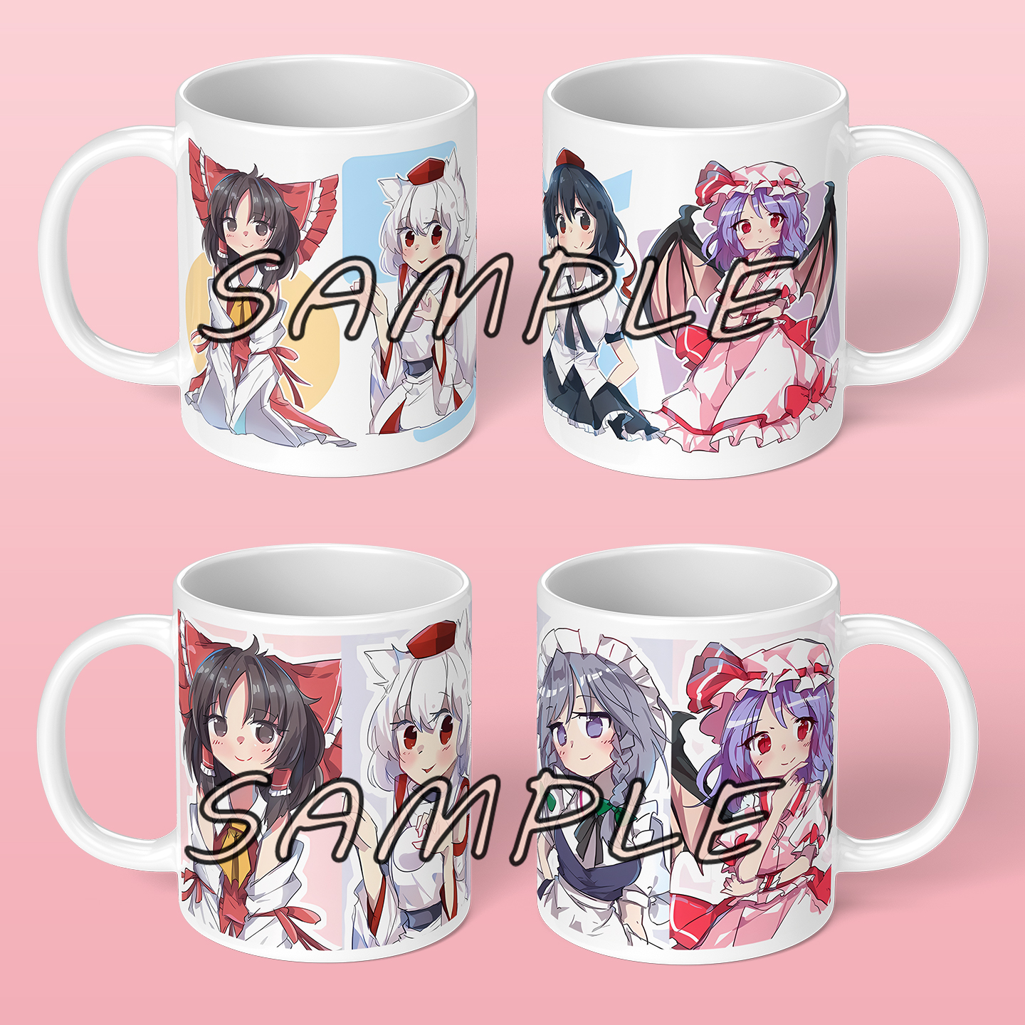 东方Project周边马克杯陶瓷杯子十六夜咲夜水杯古明地恋博丽灵梦