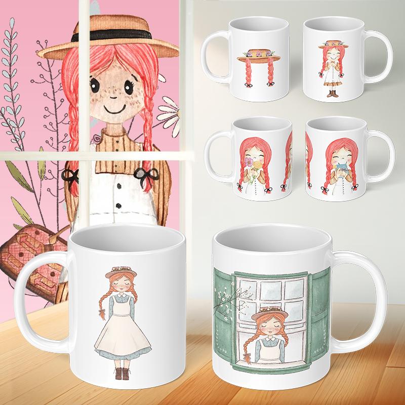 绿山墙的安妮周边马克杯陶瓷水杯Anne Of Green Gables Mug杯子