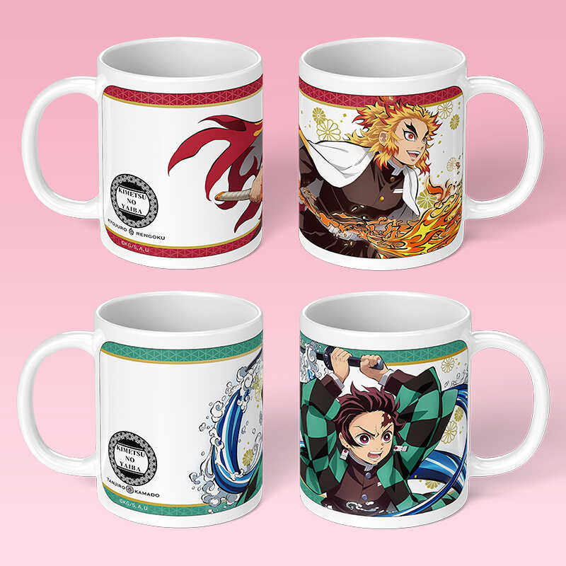 鬼灭之刃周边马克杯灶门炭治郎杯子我妻善逸灶门祢豆子水杯陶瓷