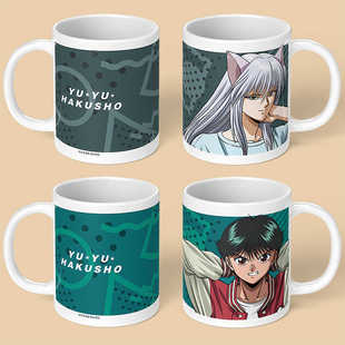 幽游白书动漫周边马克杯妖狐藏马杯子浦饭幽助飞影陶瓷水杯
